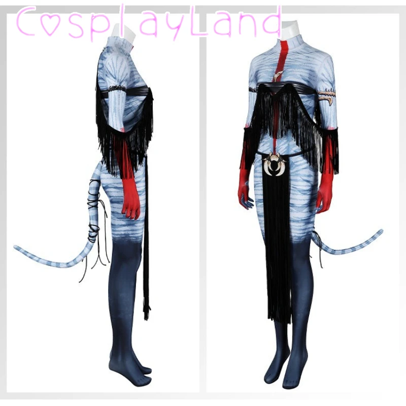 2025 New Movie Avatar3 Fire and Ash Cosplay Costume Female Chief Varang Leader Cosplay Costume Jumpsuit Halloween Full Set Suit - view 2