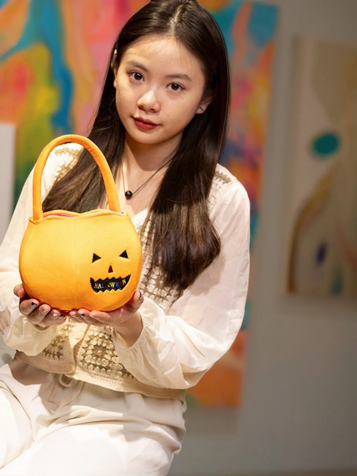 loween-bolsa-aped-de-abobora-colorida-doce-desenho-animado-design-animal-ao-ar-livre-casual-bolsa-de-ombro-unico-bolsa-de-couro-macio