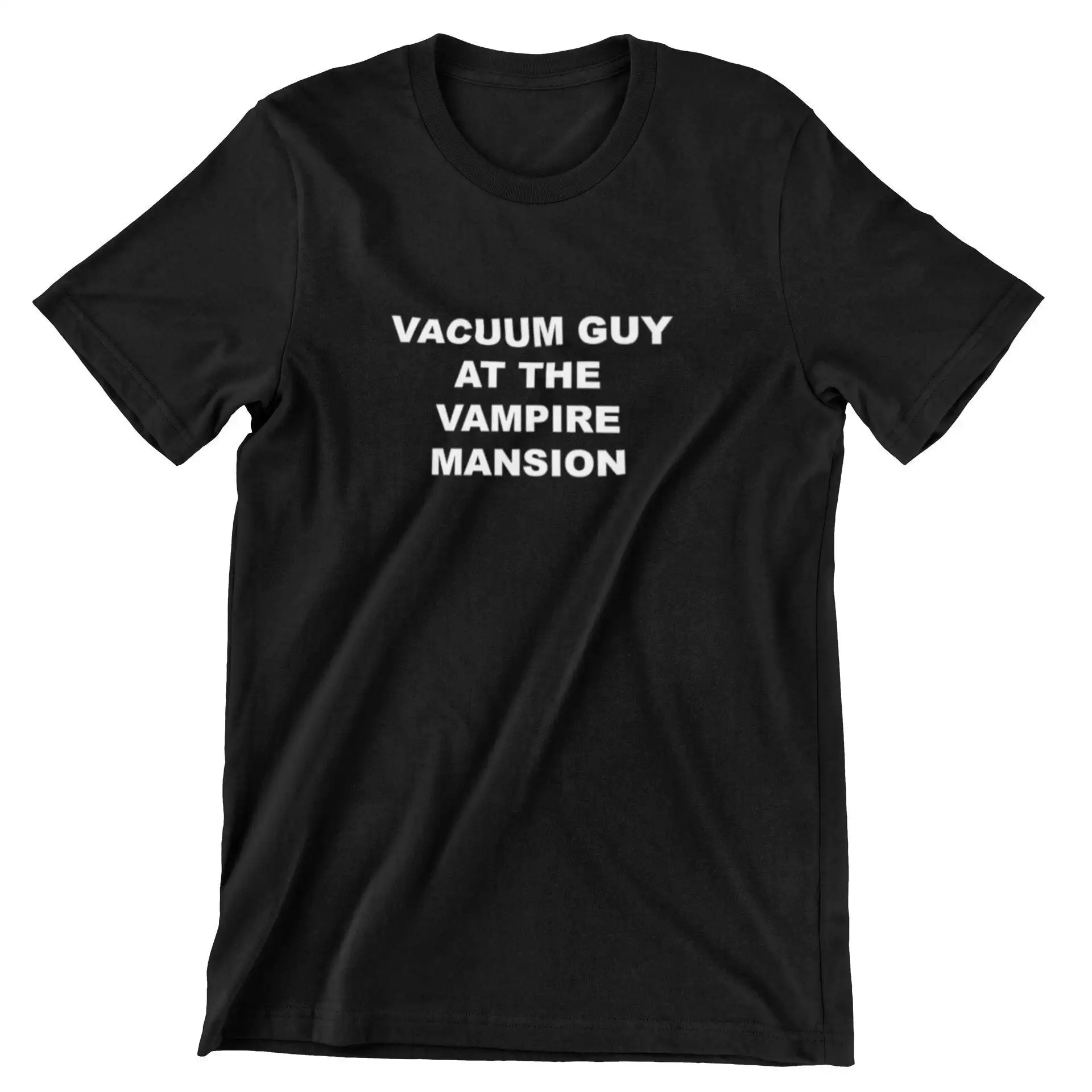 Vacuum Guy At The Vampire Mansion Emo Band T Shirt