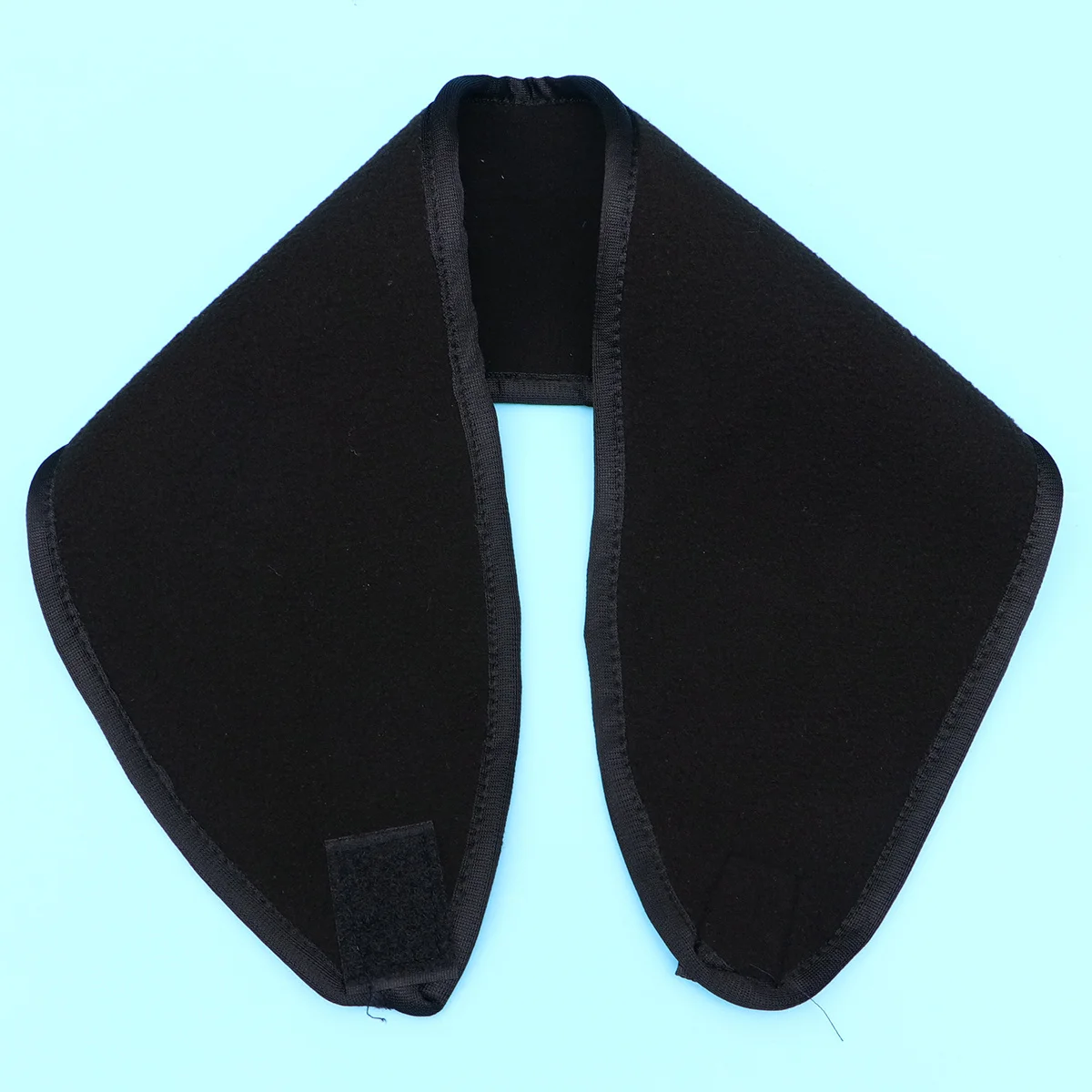 3 قطعة طبقة مزدوجة الصوف عقال أسود دافئ الرطوبة فتل بسط الأذن تغطي التفاف لليوجا الجري التزلج ركوب الدراجات #2
