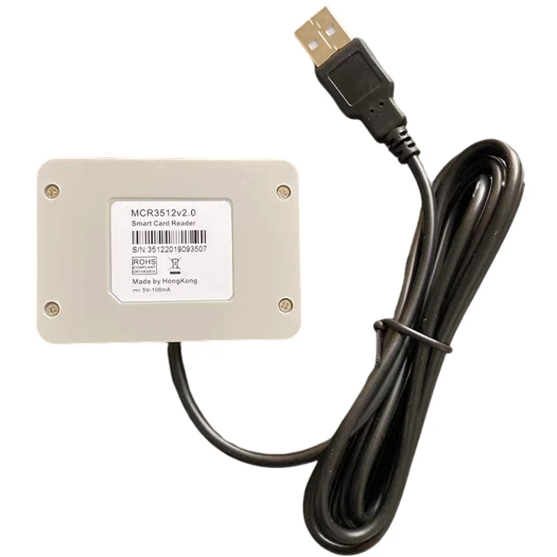 MCR3512 2 in 1 USB Reader Support IC Smart Reader Writer for Sle4442 Sle4428 SO/IEC 7816