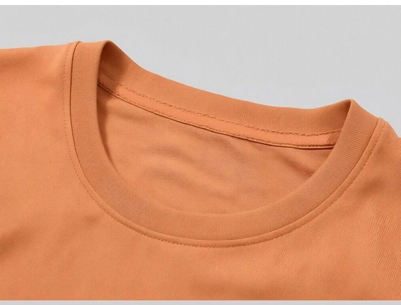 Schweißableitende Schnelltrocknende Herren-Laufshirts für Feuchte Sommertage Eisseide Atmungsaktive Mesh-Sportoberteile UV-Schutz – Detail 9