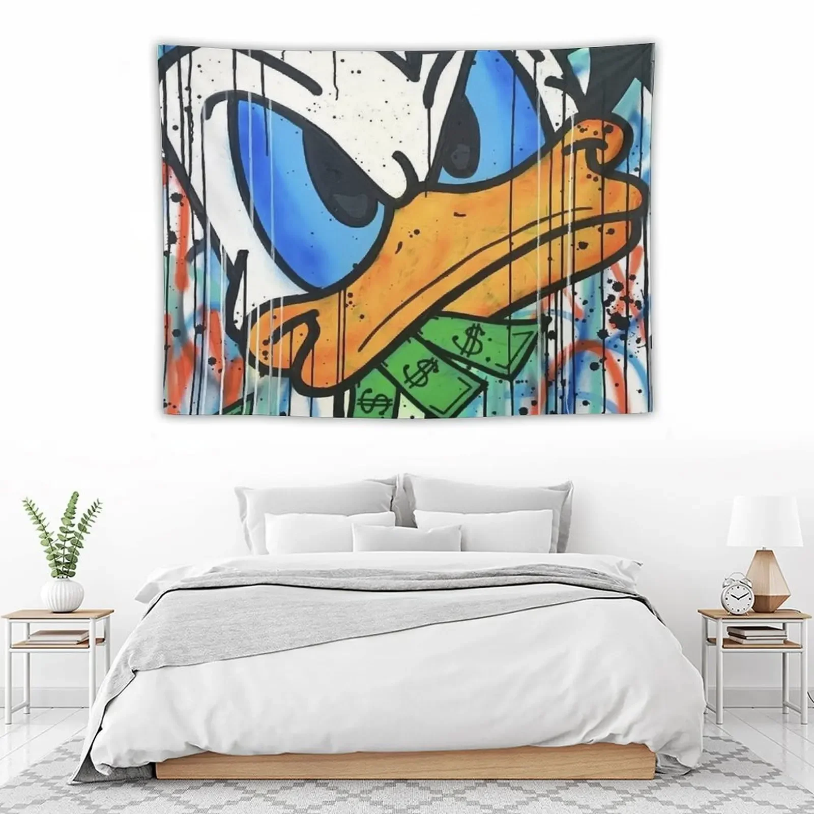 rich duck Tapestry Wall Deco Wall Decorations Custom Home Decor Accessories Tapestry