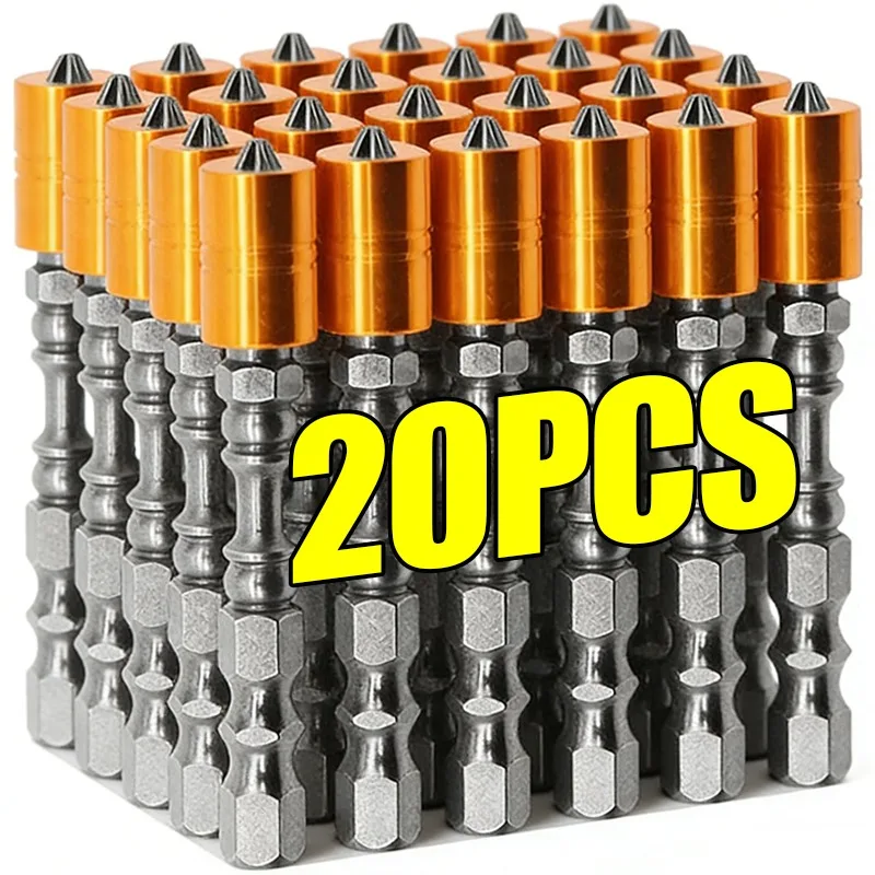 S2 Professional Magnetic Screwdriver Drill Bits Wear-Resistant Power Tool Shank Phillips Bit for Electric Drilling Impact Driver