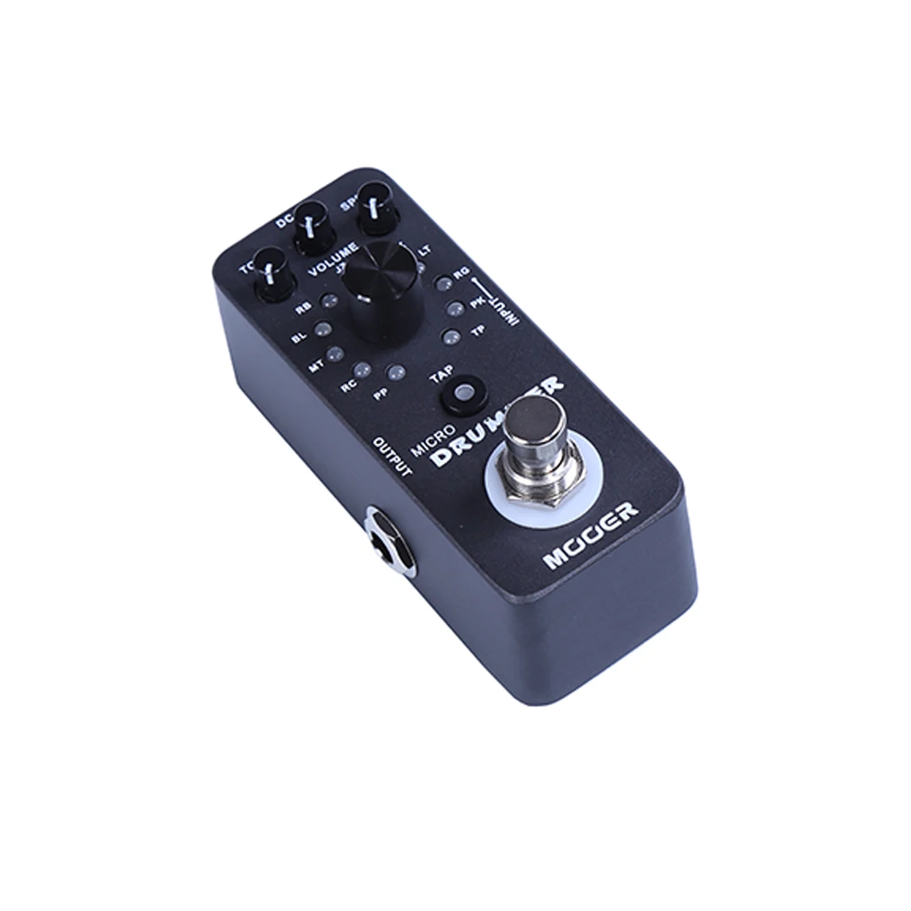 

Mooer MDM1 Micro Drummer Guitar Pedal with Tap Tempo Function True Bypass Full Metal Shell Digital Drum Machine Effect Pedal