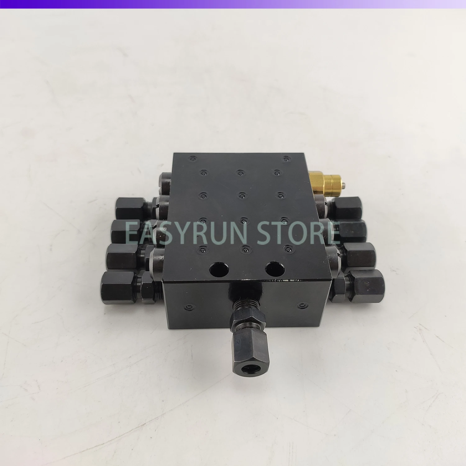 MVB type progressive butter distributor, integrated glycerol distributor, distribution valve, oil separator valve block