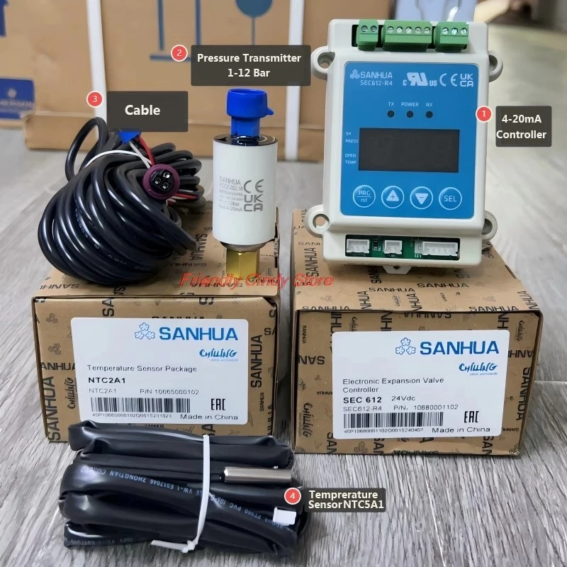 1PCS Sanhua Electronic Expansion Valve Controller SEC611-R4 612 Air Conditioner Pressure Switch Driver