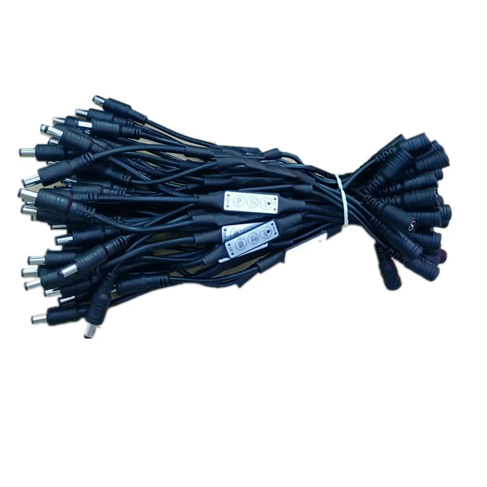 Mini LED dimmer com conector DC, cor preta, 3Key, 12V, 24V, 5V, 24V, 12A, boa qualidade