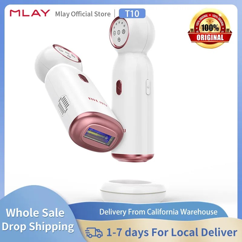 MLAY T10 IPL Sapphire Hair Removal Device ICE Cool Epilator Body Face Bikini Home Use For Women Men Unlimited Shot Painless