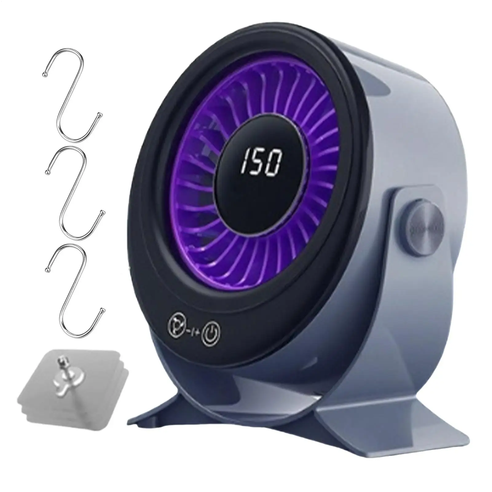 

Desktop Fan Rechargeable Digital Display Low Noise Table Fan With 150 Speeds For Study Bedroom Dining Room Dorm Room Computer