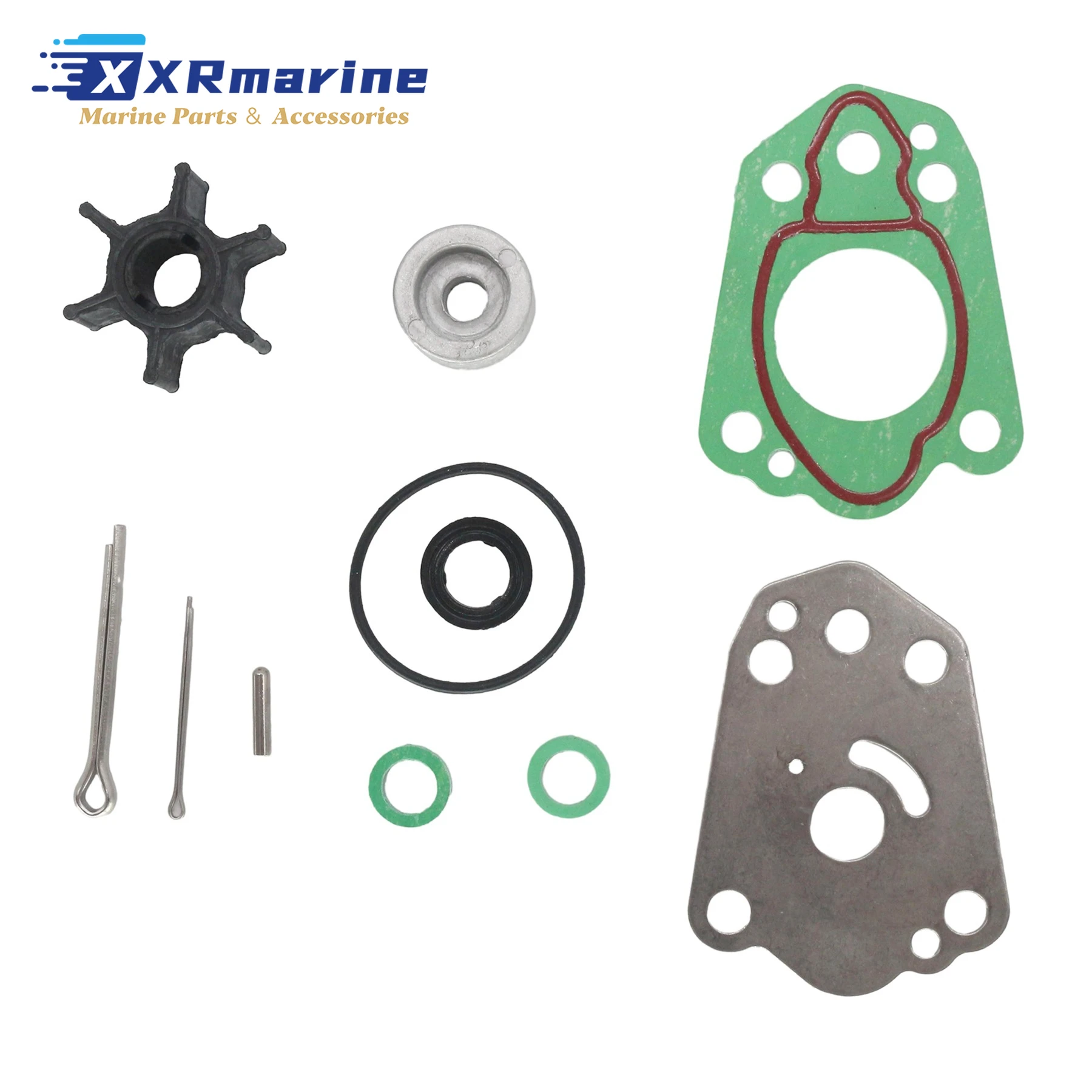 

17400-97810 Impeller Service Kit Fits for Suzuki 2HP 2.5HP DF2 DF2.5 Boat Outboard Motors Replaces 17400-97820 17400-97810-000