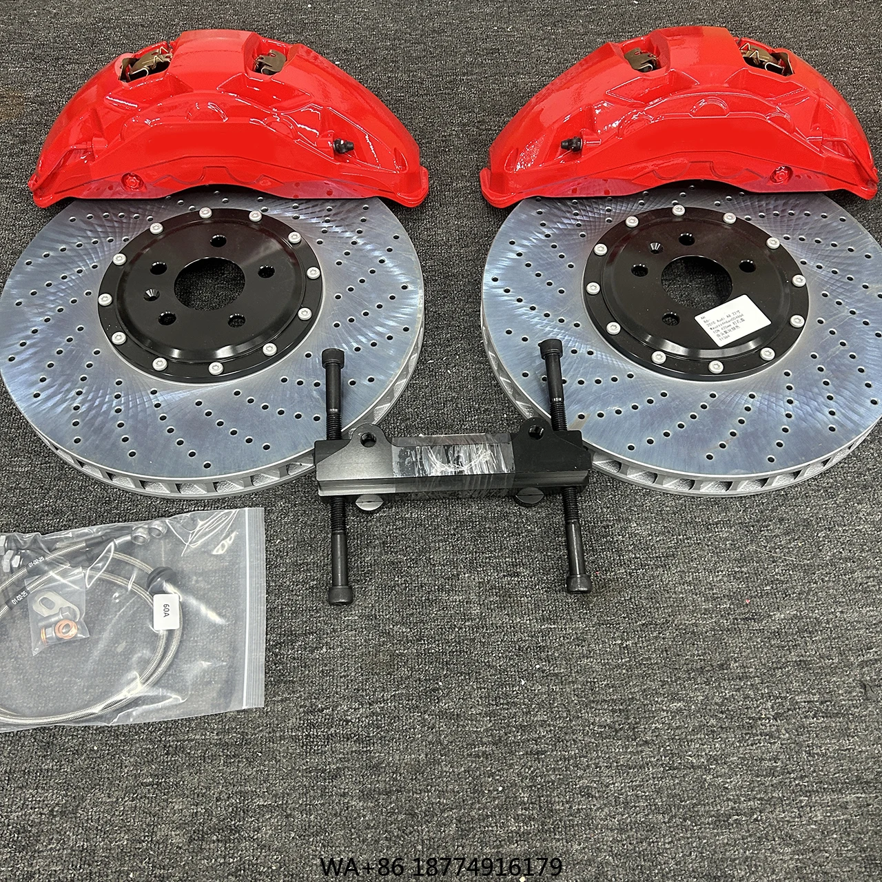 

Автомобильная обновленная новая автоматическая тормозная система, 8-горшечный передний гоночный тормозной суппорт, комплект TT A6 A7 A8 Q7 Q8 RS8 TFSI Allroad quattro M3