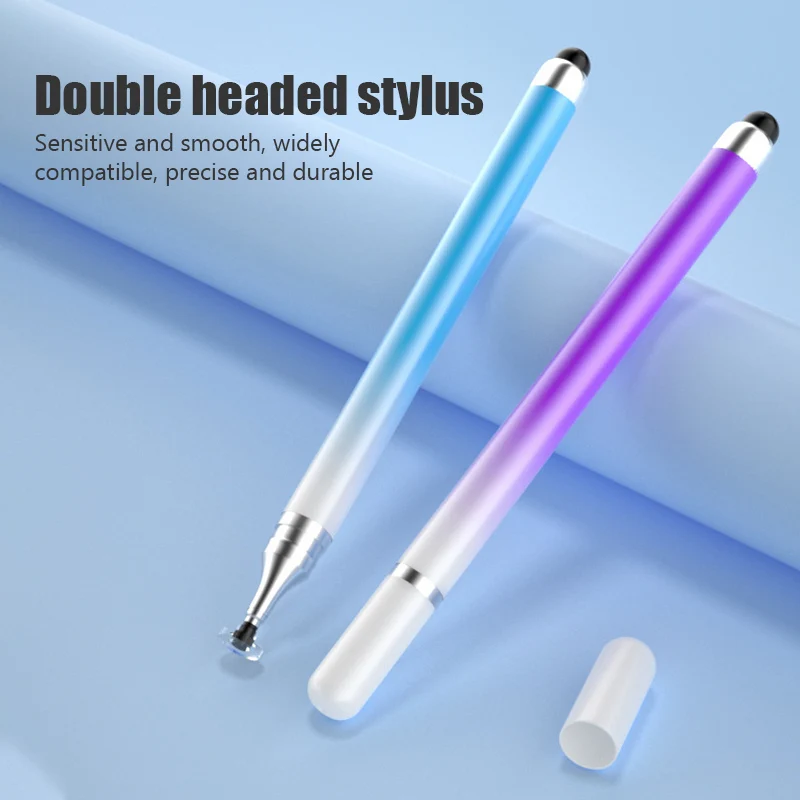 2 In 1 Stylus Pen For Mobilephone Tablet Capacitive Touch Pencil without Delay For Universal Android Phone Drawing Screen