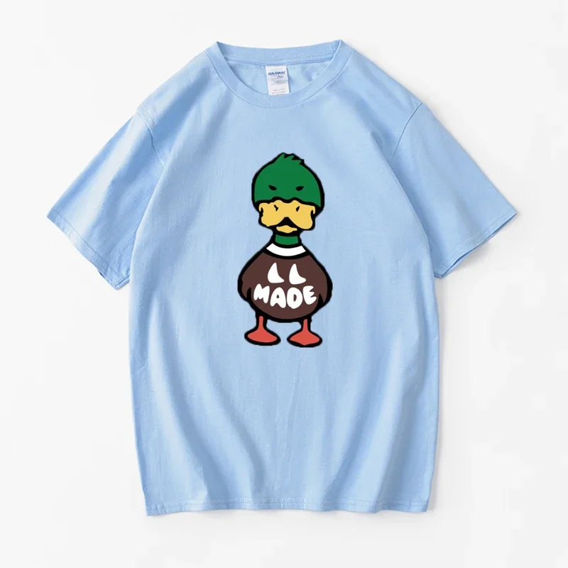 Human Made T Shirt Men Women Harajuku Graphic Tshirt Sporty Streetwear Duck Top Teed Humanmade T-shirt Y2k cute kawaii Tees