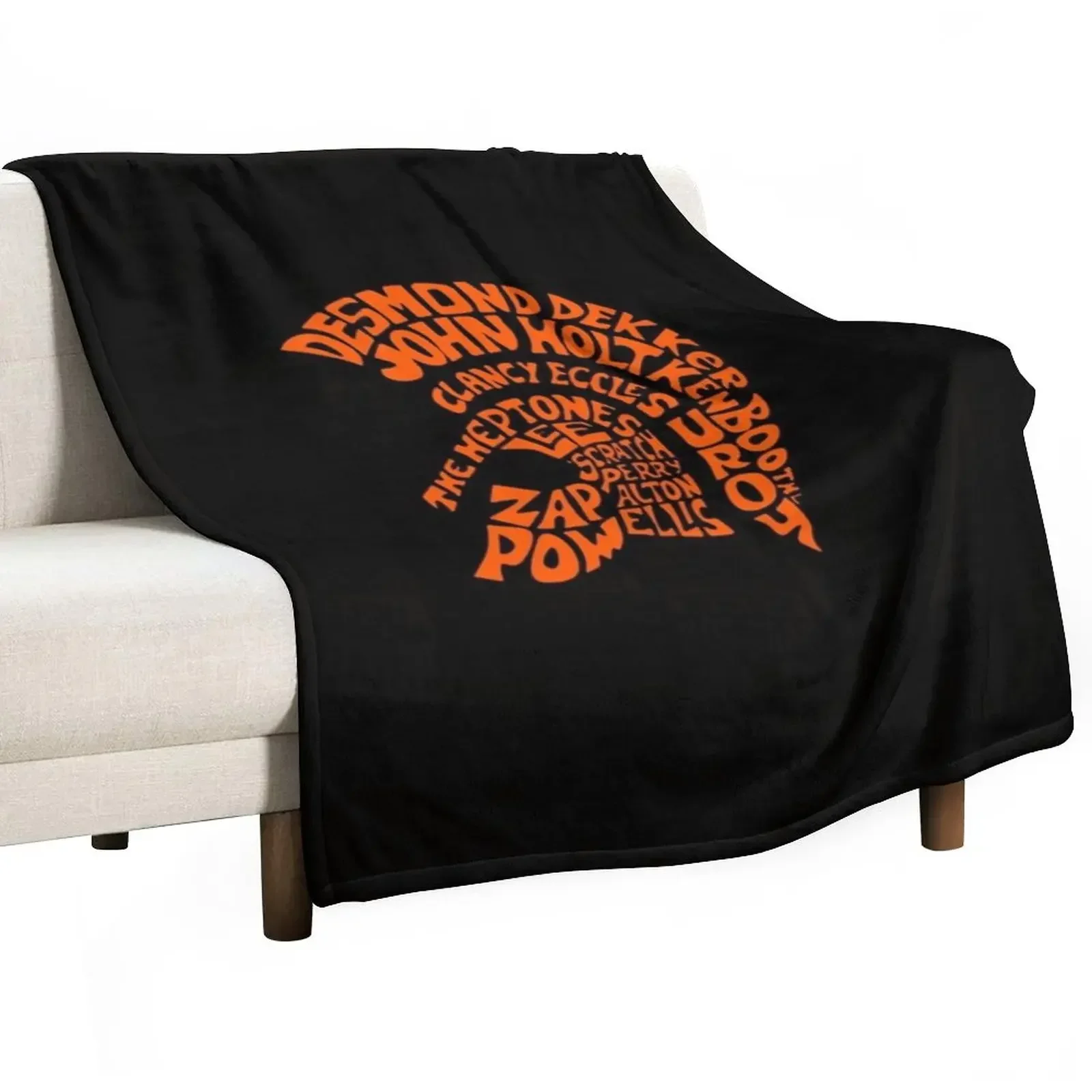 Trojan Records Design T-Shirt Throw Blanket Fashion Sofas For Sofa Thin sofa bed Blankets