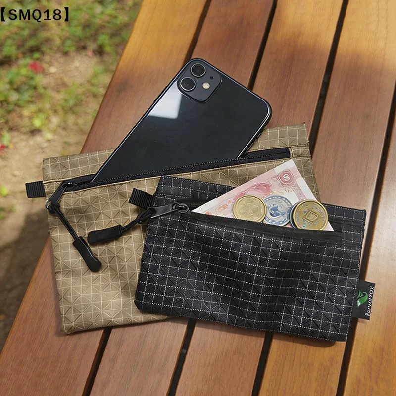 Portable Lightweight Outdoor Storage Bag Waterproof Zipper Key Card Wallet ‌Wear Resistant Coin Purse Cash Bag Fishing【SMQ】