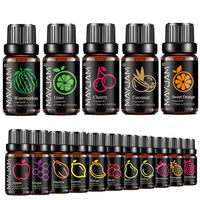 MAYJAM 10ML Fruit Fragrance Oil Lime Apple Mango Passion Fruit Strawberry Watermelon Cherry Coconut Lemon Sweet Orange 1pcs Oil