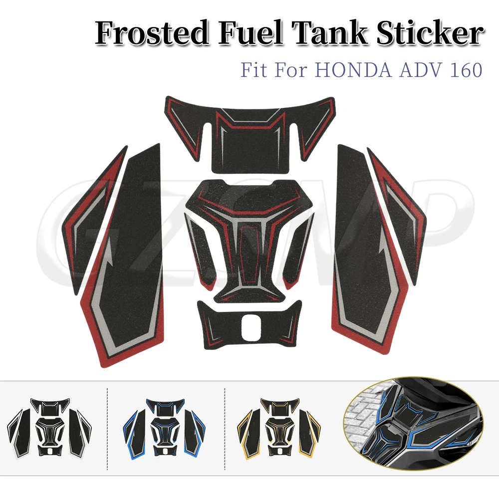 

Motorcycle Frosted Decal Oil Tank Protection Sticker Fit for HONDA ADV160 ADV 160 2022-2024