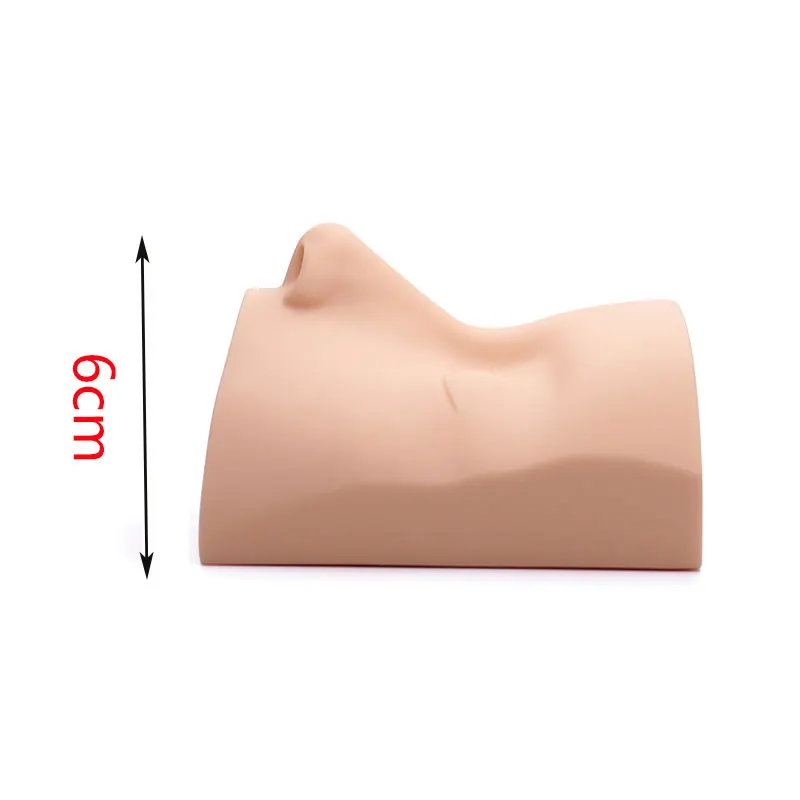 Silicone Mannequin Head Training Lash Extension Cosmetic Doll Face Practice Grafting Eyelash Makeup Model Supplier