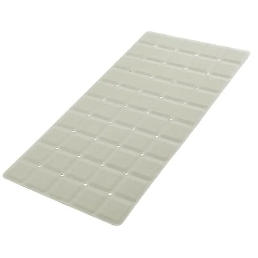 

Foldable Silicone Bathtub Mat: Jumbo Size Heavy Duty Safety Bath Mat for Tub Without Suction Cups Non Slip Bath and Shower Mat