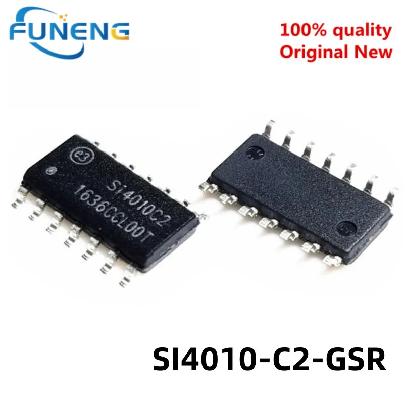 

2-10Pcs 100% New SI4010-C2-GSR SI4010-C2 SI4010 SI4010C2 SOIC-14 SOP14 Brand new original chips ic