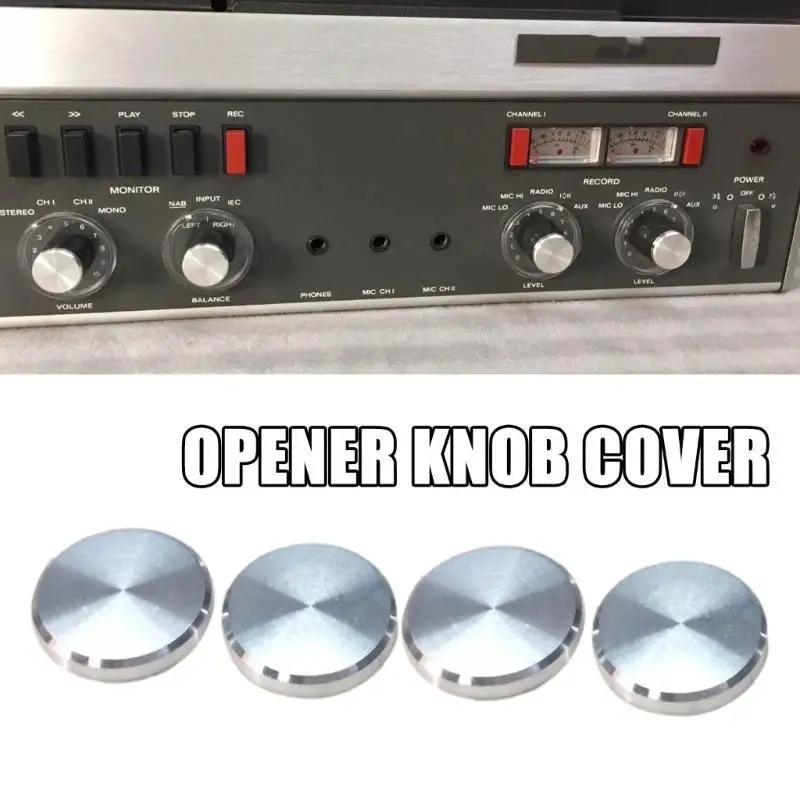 652F 4PCS Opener Discy Metal Cover for Revox A77 A76 A78 Opener Cover