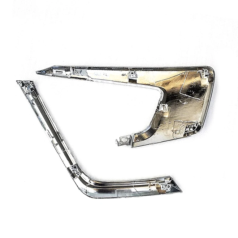 Front Bumper Chrome Strip Fog Light Cover Reflective Sticker Trim For Mitsubishi Outlander Sport ASX RVR 2016 2017-2019 6407A171