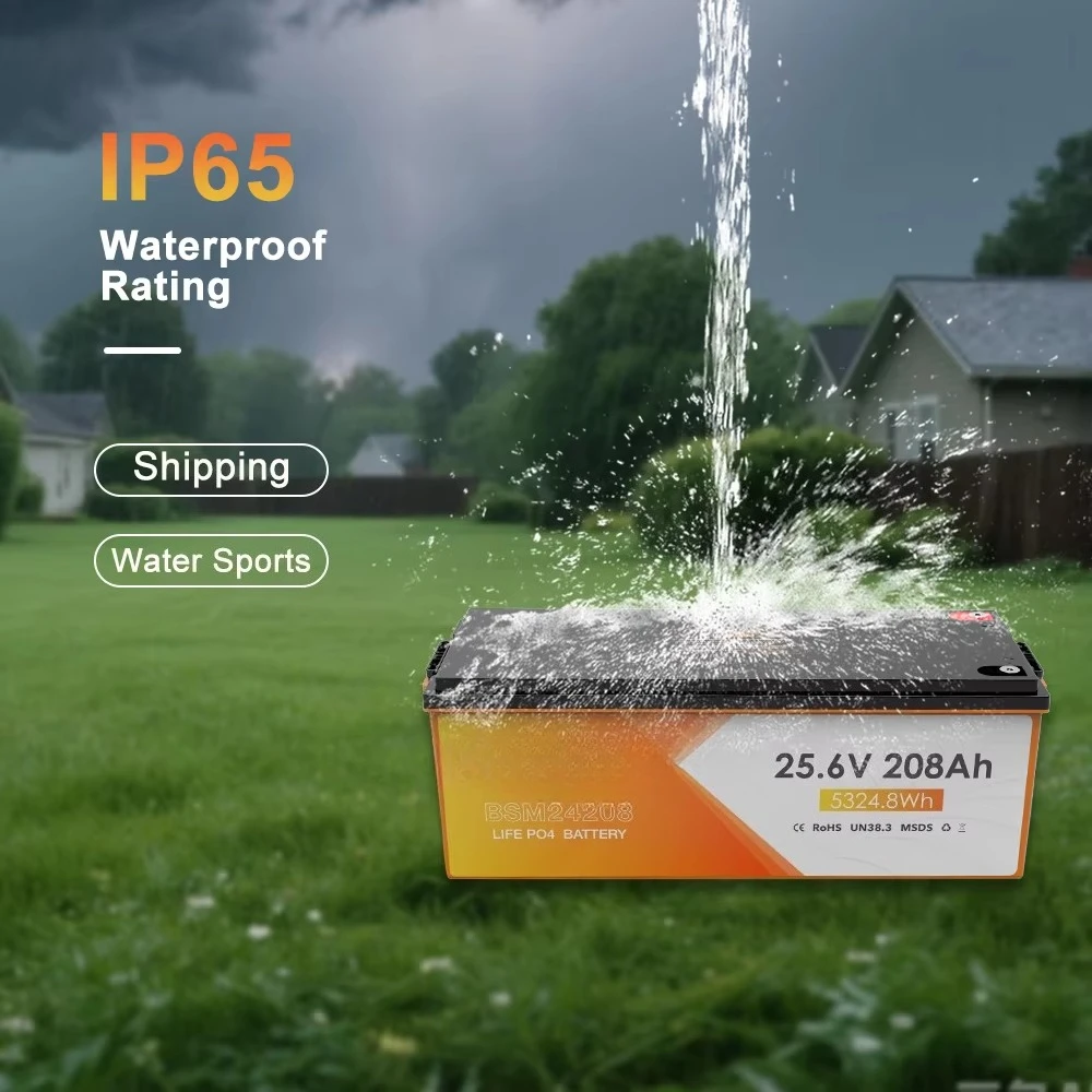 

High Capacity Bluesun Lithium Iron Phosphate Battery 24v 200ah a Perfect Solar Replacement for Polaris