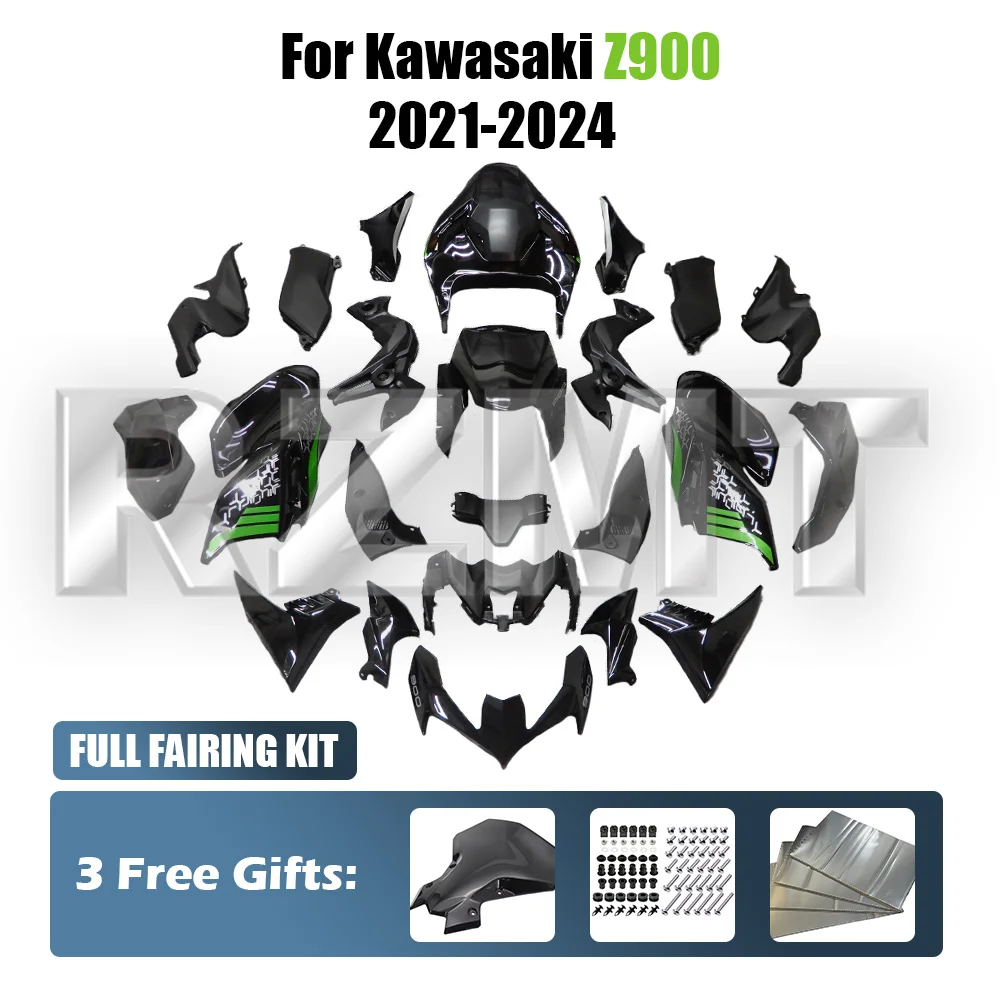 For Kawasaki Z900 2020 2021-2024 Z 900 Bodywork Cowling Injection Various glossy matte prints Motorcycle Full Fairing Kit rzmt