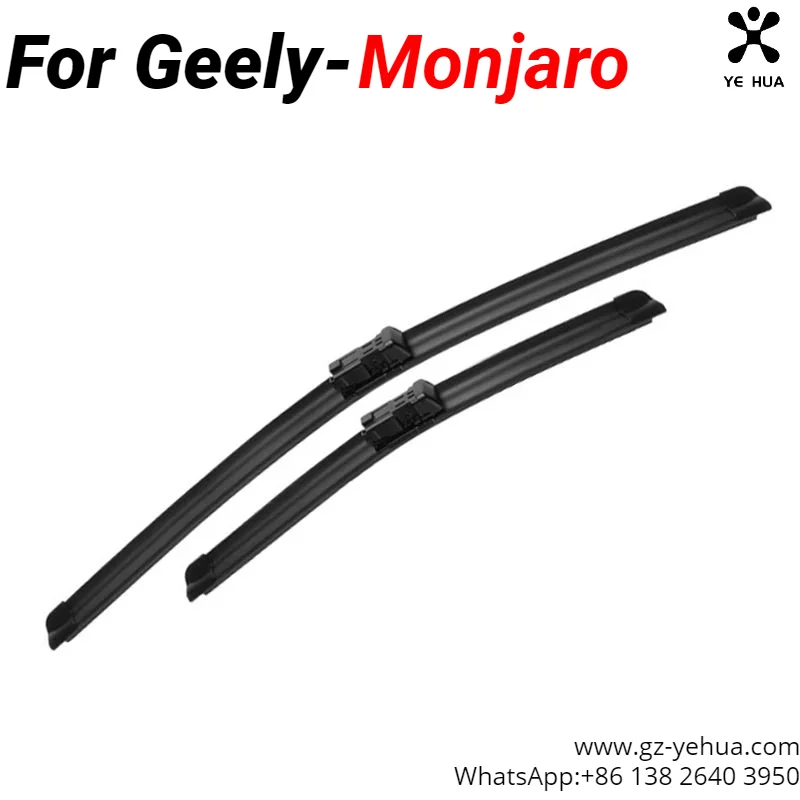 For GEELY Monjaro Manjaro Xingyue L KX11 2022 2023 Wiper Boneless Front Rubber Strip Rear Wiper Strip Accessories for Vehicles