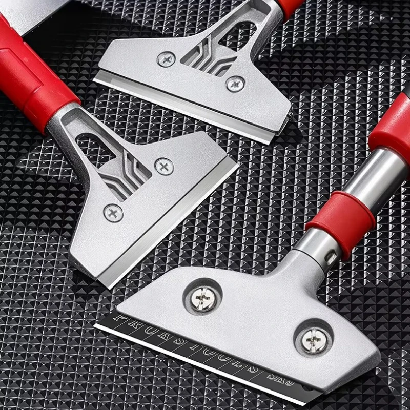 Portable Aluminum Alloy Cleaning Shovel Knife Wallpaper Paint Tiles Flooring Scraper Remover With SK-5 Blade Home Cleaning Tools