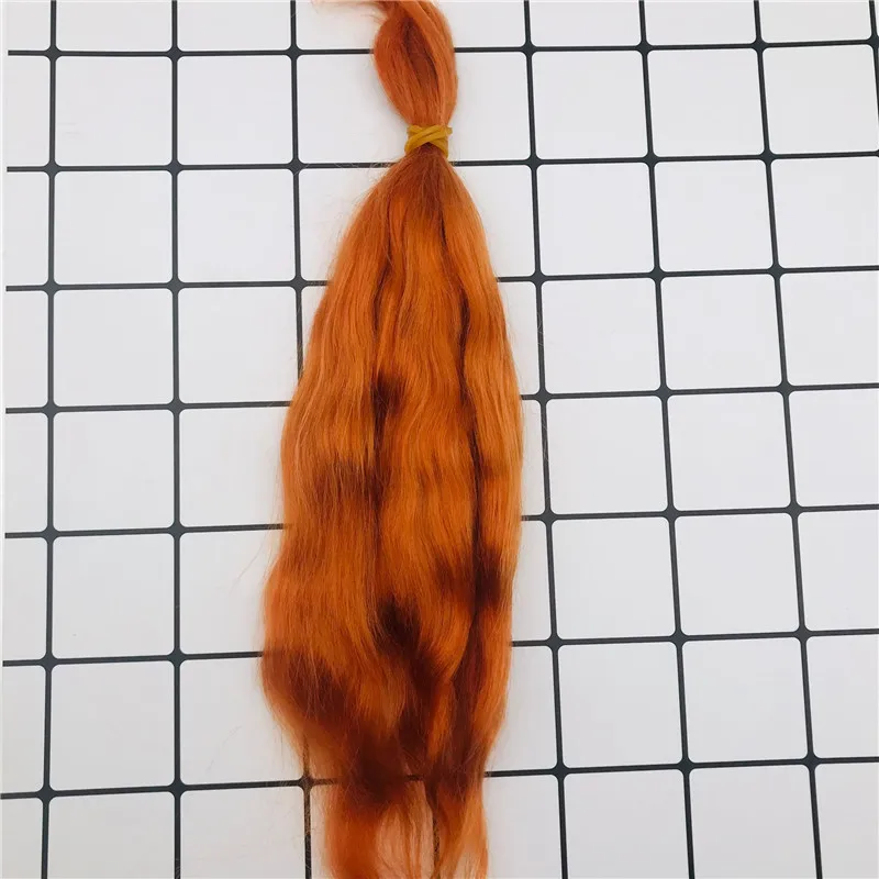 9 Màu 20-25Cm Mohair Cho Tự Làm Tái Sinh Búp Bê Mohair Tay Bắt Nguồn Từ 1/6 1/8 BJD Búp Bê Tóc Giả Hàng Đầu chất Lượng Búp Bê Em Bé Phụ Kiện Tóc