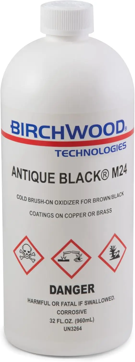 chwood Antique Black M24 Technologies - Cold Brush On Traditional Patina Solution To Create Black Aged And Distressed Look