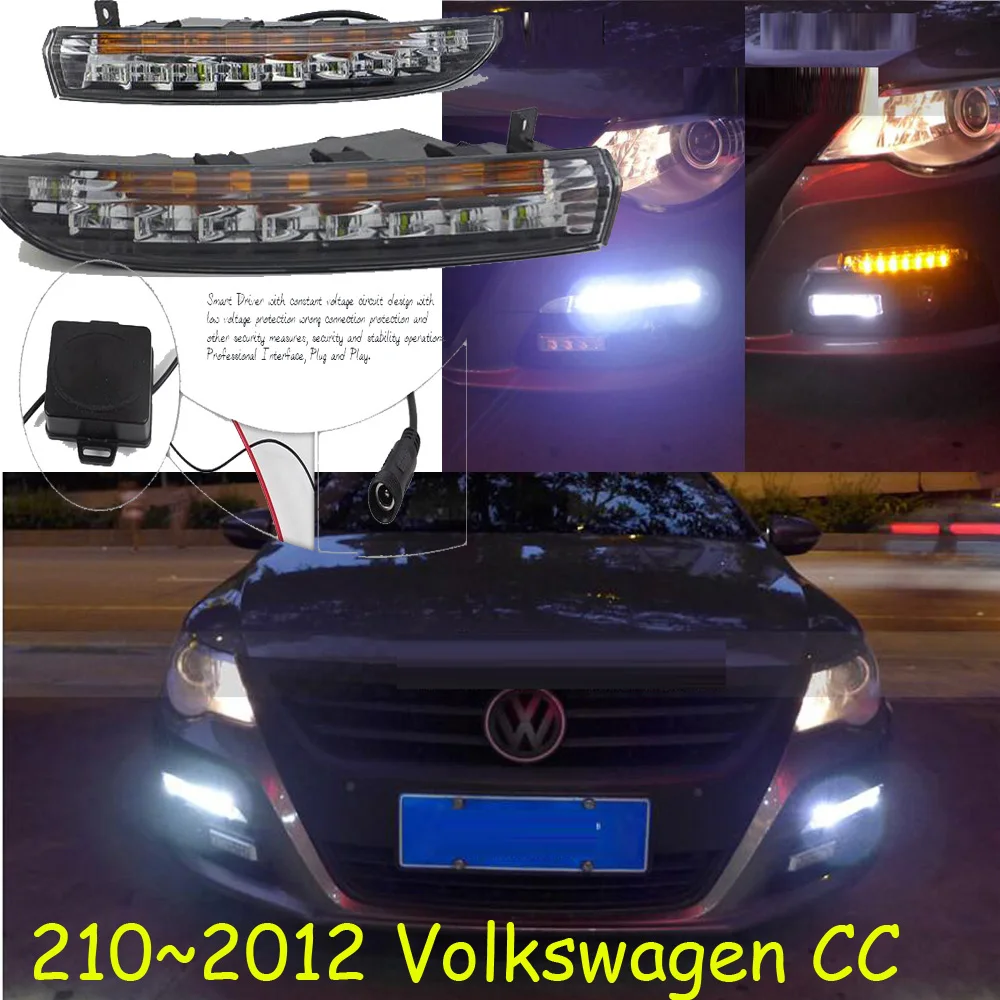 2010 2011 2012y Auto bupmer head light for volkswagen CC arteon headlight car accessories LED DRL fog for VW CC headlamp