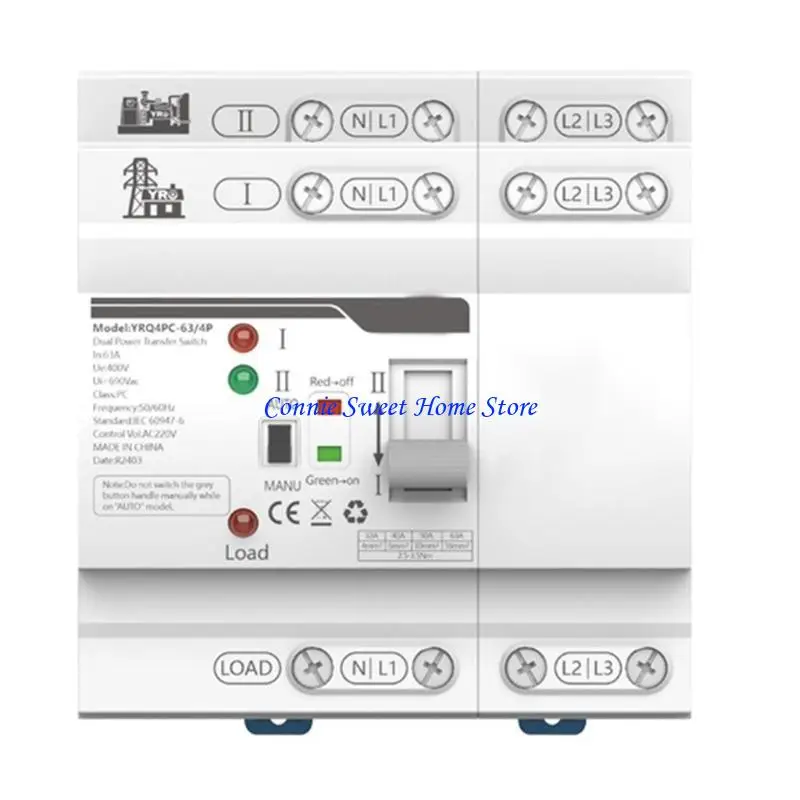 

LXAF Автоматические резервные переключатели двойной мощности 63A Основные резервные переключатели питания
