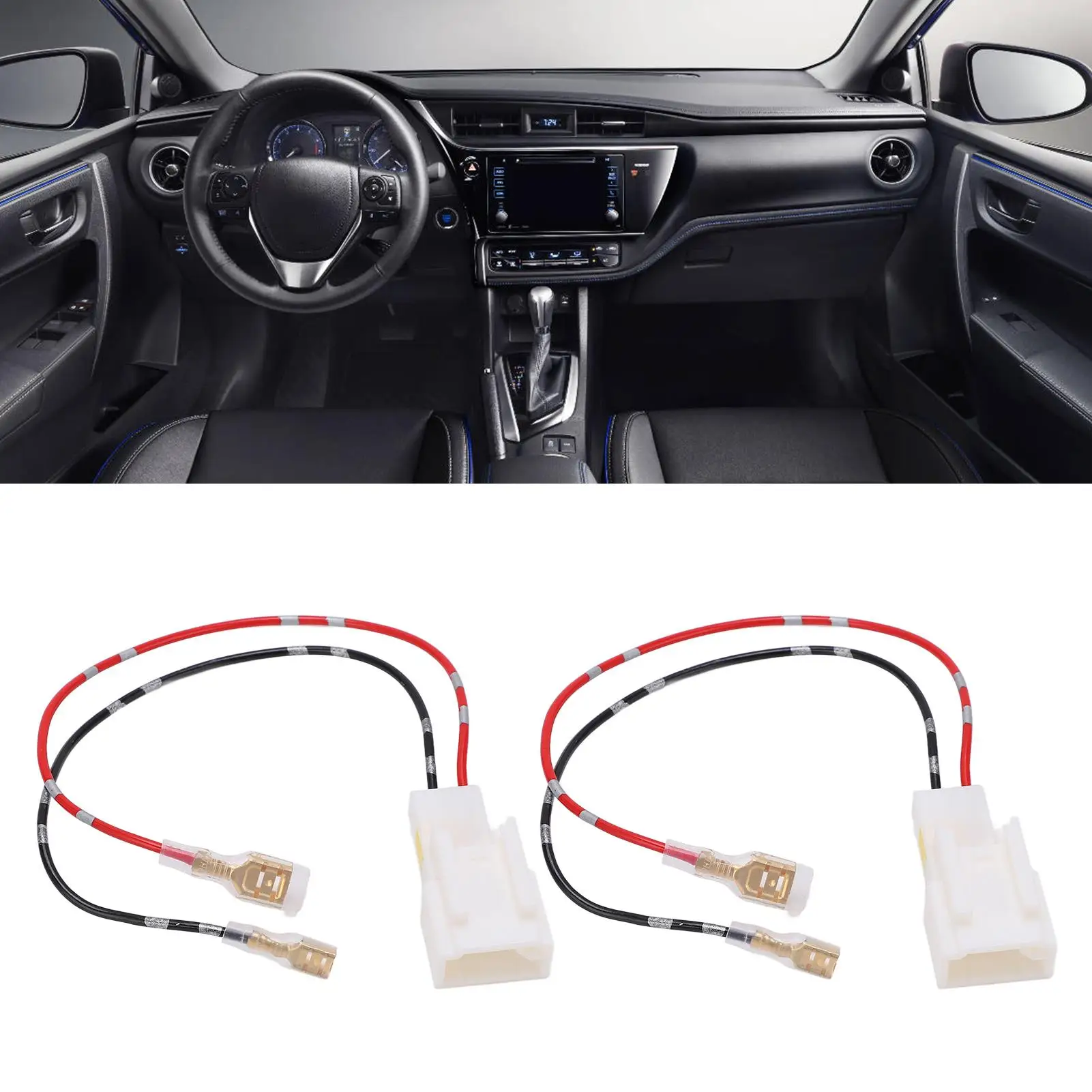 لسيارة مكبر للصوت كابل عالية الدقة نقل البيانات سلك مكبر الصوت دائم للسيارة لعشاق الموسيقى استبدال ل #5