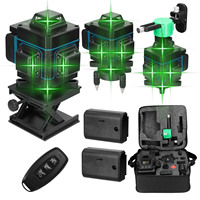 Multifunctional 16 Lines Laser Level 3° Self-leveling Function Leveling Tool Omnidirectional Ground Wall Sticker with 1.2m Heigh