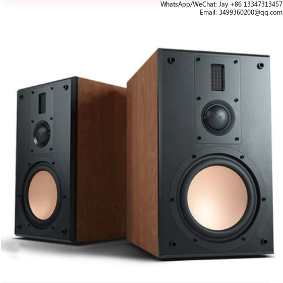 

S-080 HIVID8.1 Fever HiFi Bookshelf Speakers Three-way 8-inch Bass High Fidelity Wooden 2.0 Passive Audio