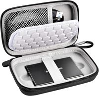 Case Compatible with Samsung T7/ T7 Touch Portable SSD 1TB 2TB 500GB USB 3.2 External Solid State Drive, Travel Carrying Case