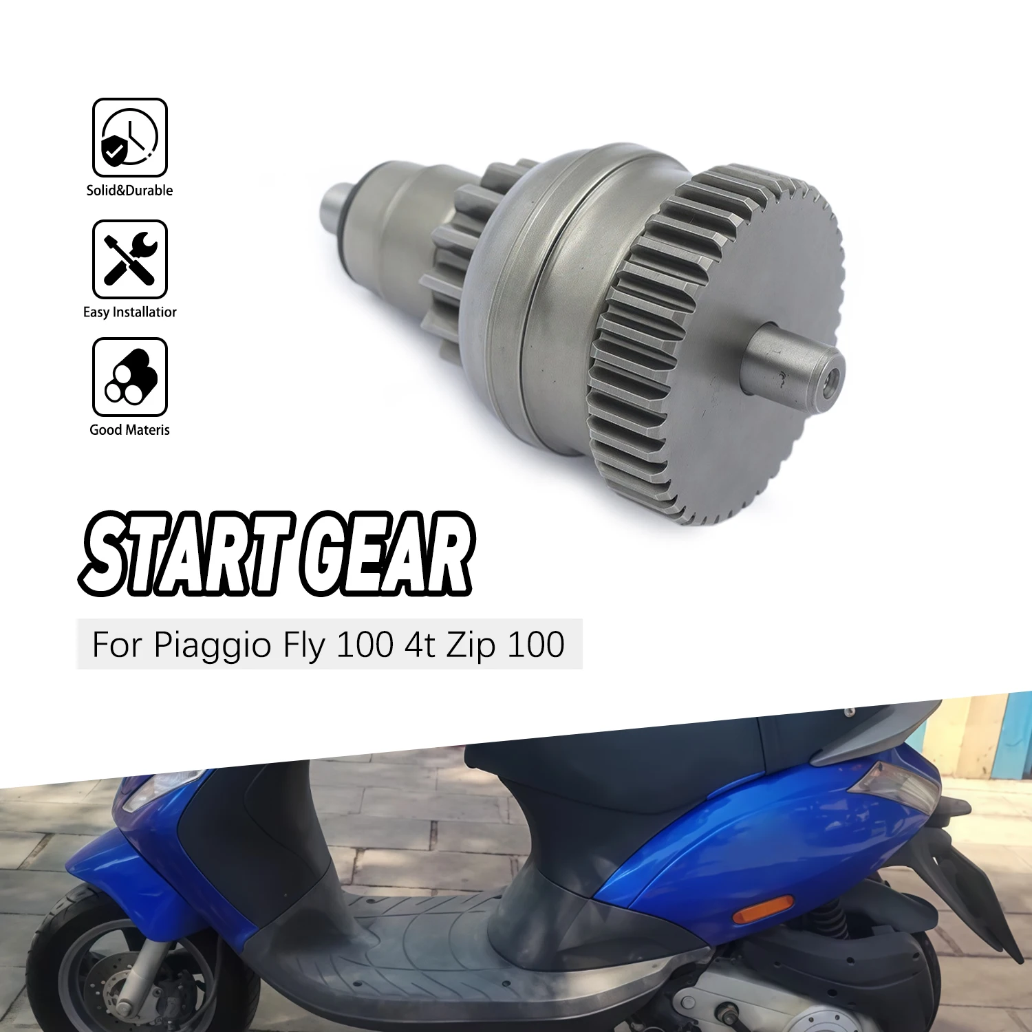 Starter Gear VS431321 Clutch Gear For Piaggio Typhoon 125 Gilera Runner 125SP/FX Fly 100 4t Zip