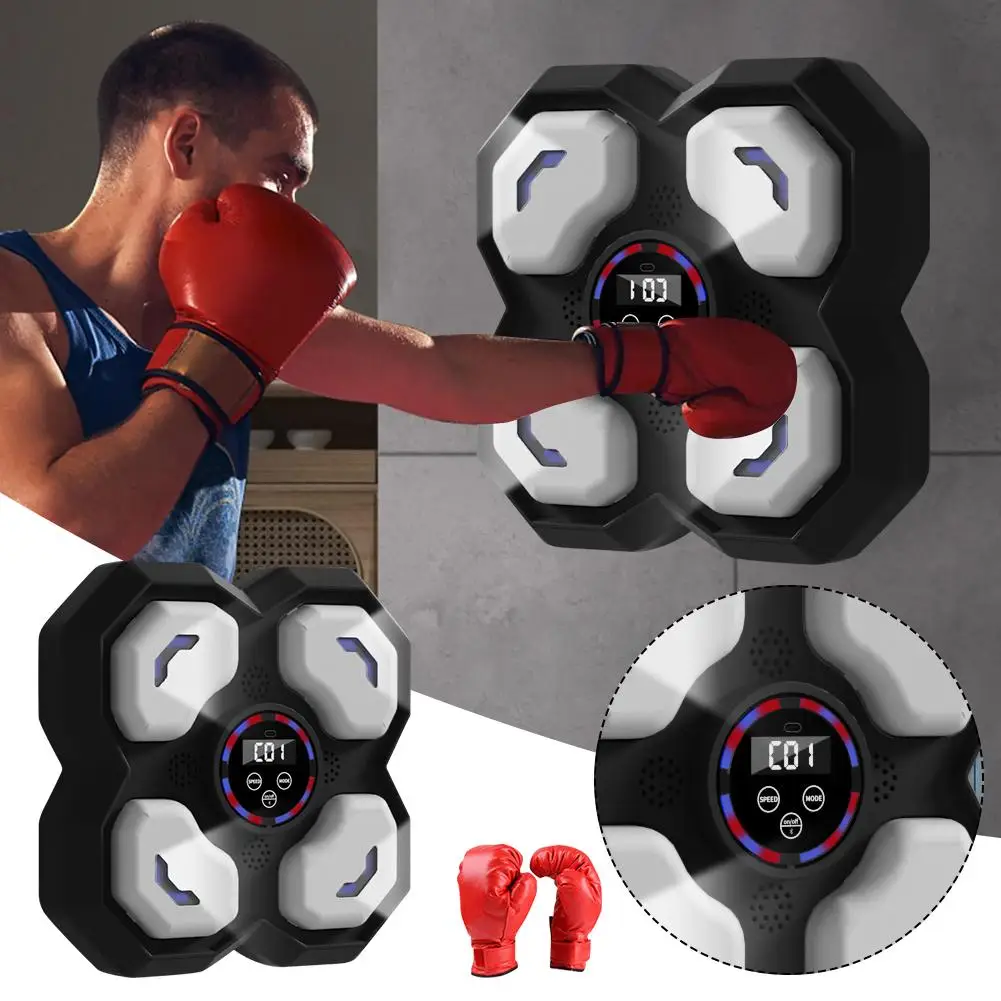 Smart Music Boxing Trainer Adult/Children Bluetooth Speed Variable Trainer Equipment Sports Home ​​Boxing K5Y5