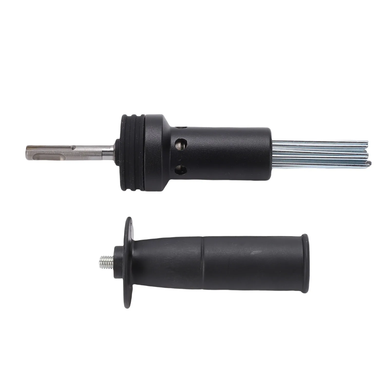 

Electric Hammer Needle Scaler Attachment Round Shank 2 Pit 2 Slot Electric Hammer Needle Scaler Adapter for Rusting Removal