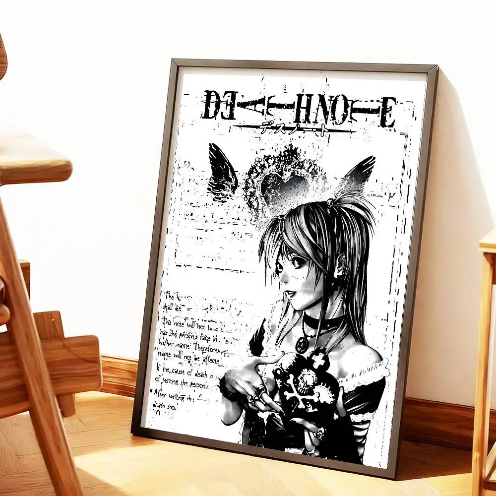 Misa D-Death N-Note Cross Poster Prints Wall Art Painting Picture Gift Living Room Bar Restaurant Dec Sticker Large