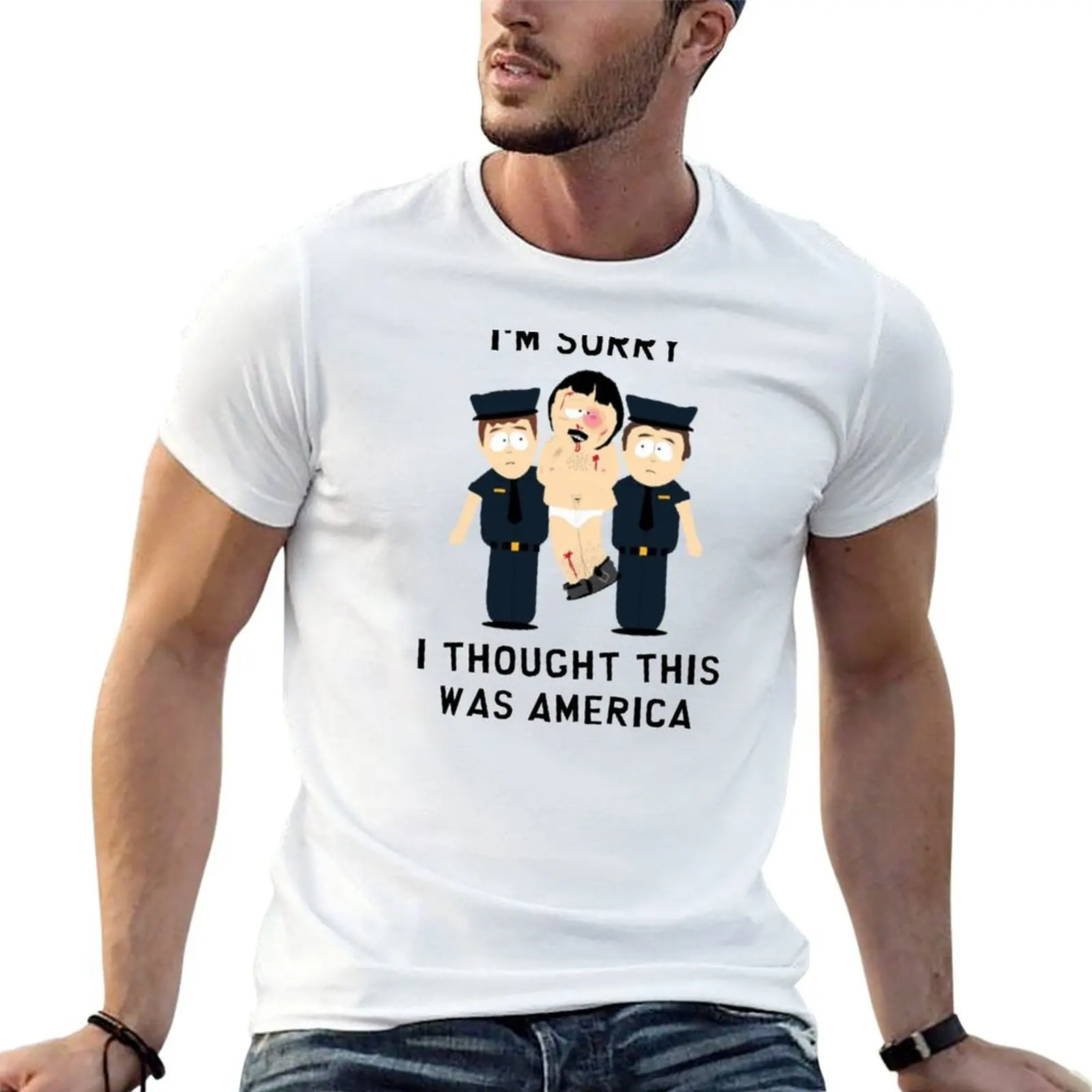 I'm Sorry, I Thought This Was America T-Shirt oversize t-shirts man baggy shirts t shirt for men