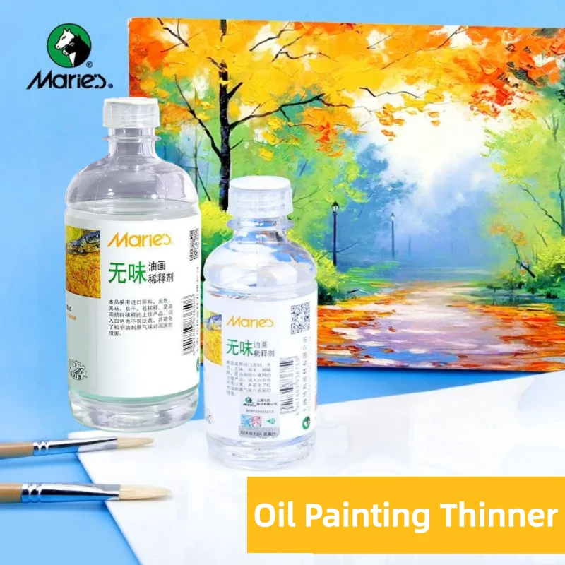

Безвонный разбавитель для масляной живописи, безвонный терпентин для масляной живописи, 200 мл/500 мл, раствор для очистки инструментов для масляной живописи.