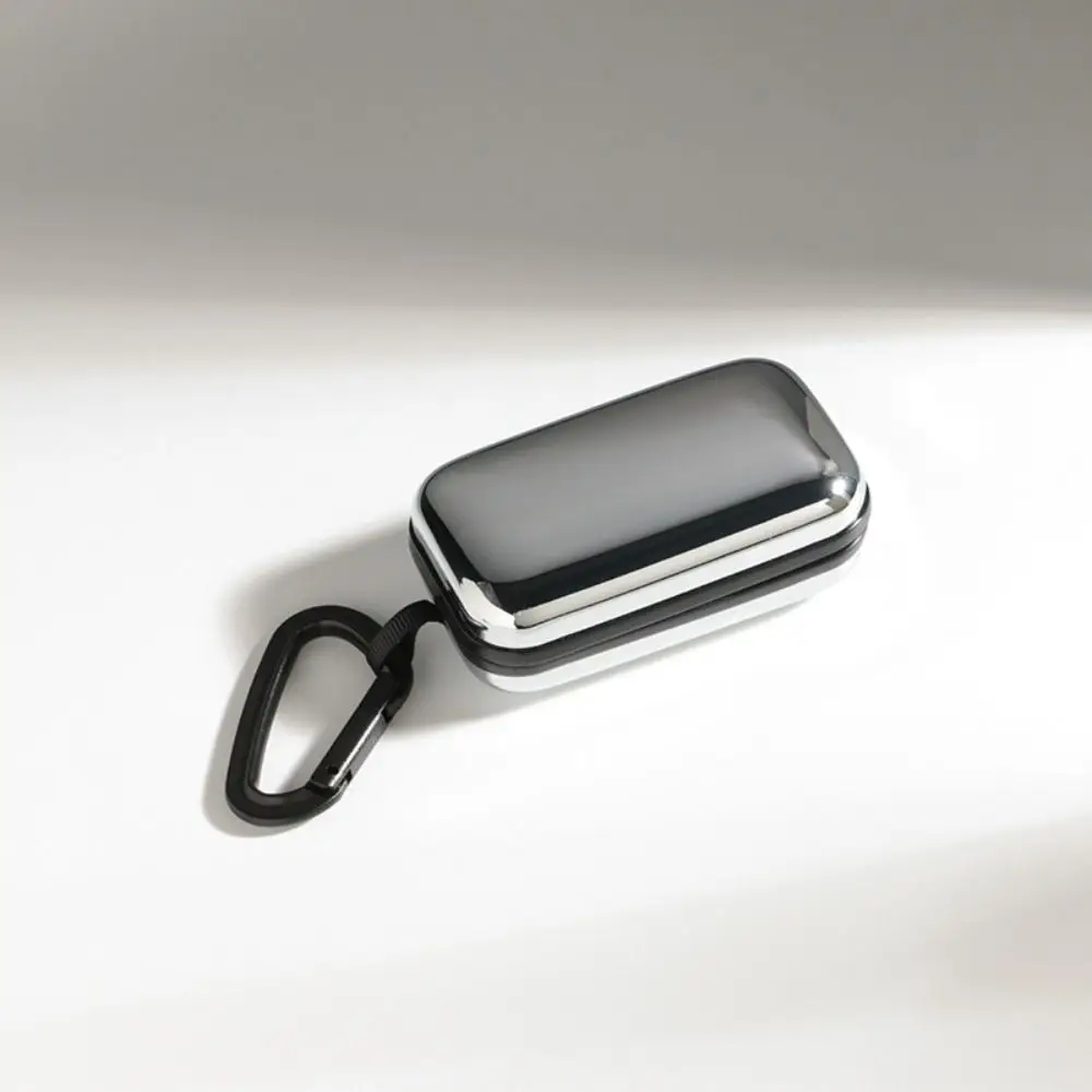 Portable Eyeglass Case Pressure Resistant Stainless Steel Reading Glasses Box Velvet Inner Protective Sunglasses Organizer