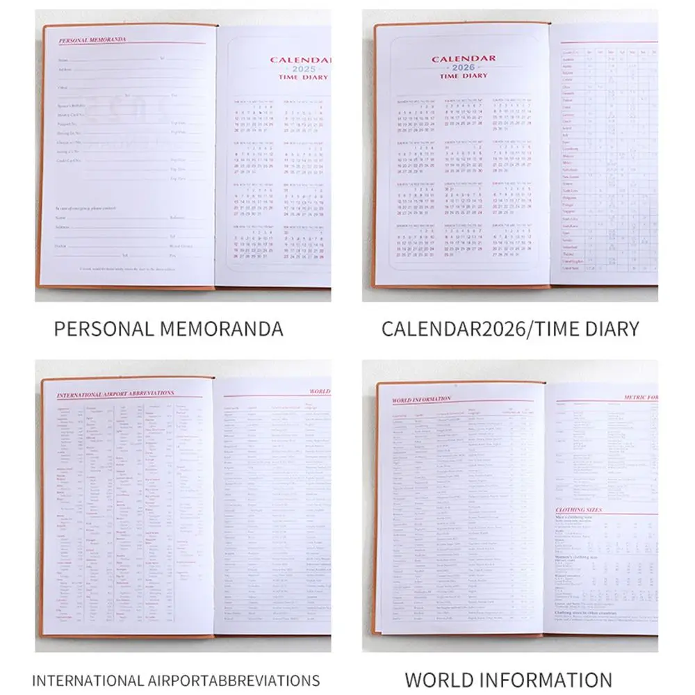 English 2025 Schedule Planner Notepad 12 Months Taking Notes A5 Agenda Notebook To Do List Diary Notepad Diary Writing Pads