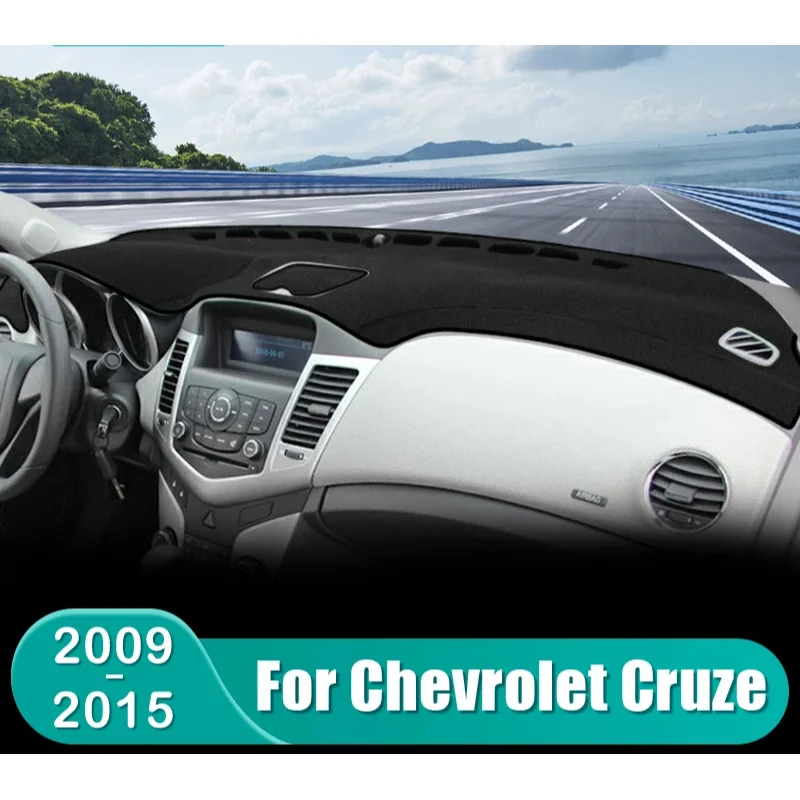 

Для Chevrolet Cruze 2009 2010 2011 2012 2013 2014 2015, коврик для приборной панели автомобиля, солнцезащитный козырек, нескользящий чехол для стола, аксессуары