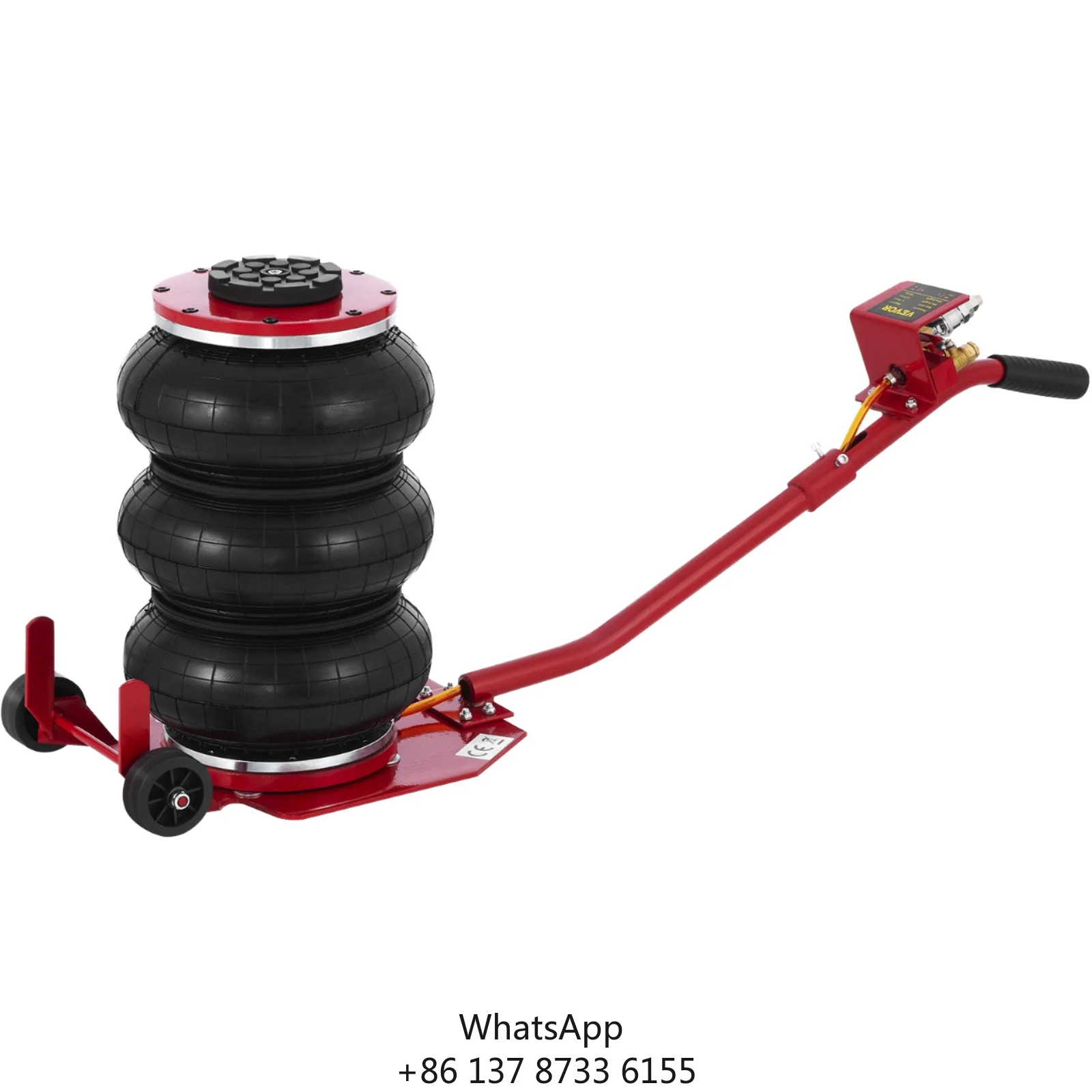 Factory Sale 3Ton 5 Ton Heavy Duty Gas Cylinder Adjustable Height Pneumatic Airbag Jack For Automobile