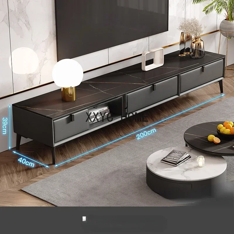 Coffee Table TV Cabinet Combination Living Room Home Small Apartment Storage Simple Net Red Wind Tea Table